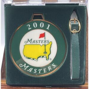 VTG Masters Golf Tournament 2001 Bag Tag Brand New in Box Great Gift